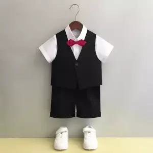 베이니 원버튼 반팔 정장 세트 R11864