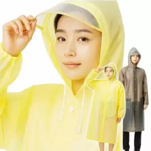 여름철 여성 코트식 커플 우비