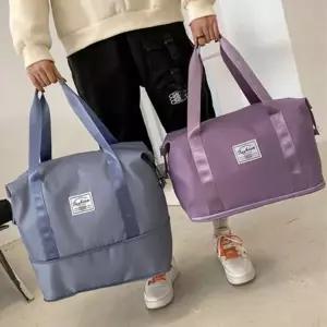 확장형 나일론 더플백 2way 스포츠 여행백 파스텔-WFOEVIE