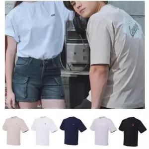 기본 무지 반팔티 세트