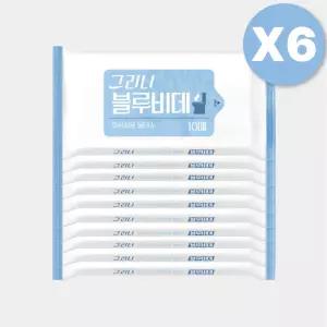 그리니 블루비데 네츄럴 물티슈 화장실용 10매 X 60팩