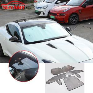 재규어 F-TYPE 2013-2022 차량용 전면 유리창 프라이버시 선쉐이드 풀 윈도우 선쉐이드 여름용 인테리어 액