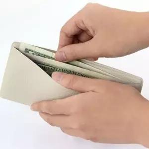 선물용 가죽 머니 클립 휴대용 오픈형 머니 클립 카드 지폐