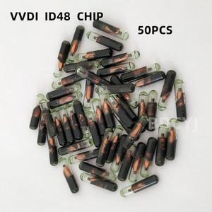 마크 후 VVDI ID 48 트랜스폰더 칩 Xhorse 용 T6 암호화 잠금 해제 자동차 키 유리 50 개