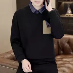 남친 캐주얼 페이크 투피스 맨투맨 이너탑 출근룩 긴팔 봄가을 코트 인기3
