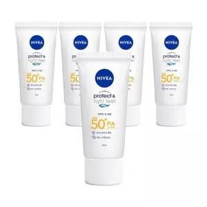 니베아 선 프로텍트 앤 라이트 필 퍼펙트 선 세럼 90ml x 5개 / SPF50+/...