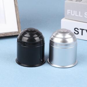 자동차 견인 바 볼 커버 심플 플라스틱 그리스 및 더트 캡 방지 히치 캐러밴 보호 범용 50mm 1 개