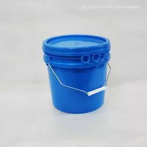 +벌크용기 10L 10개 파란색 밀폐캡/원형 말통/들통/물통/세차용품/페인트통/난타통/깡통/오일통