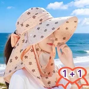 자외선차단 사계절 예쁜모자 햇빛가리개 1+1