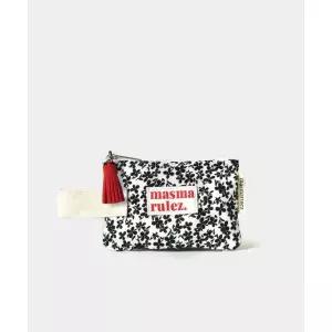 [국내백화점 매장정품] 마스마룰즈 MASMARULEZ Mini strap pouch_Black flower 5013143800 102972