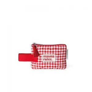 [국내백화점 매장정품] 마스마룰즈 MASMARULEZ Mini strap pouch_Heart check Red 5016573855 103155