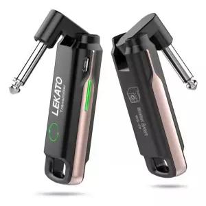 LEKATO WS-70 I 기타 무선 송신기 및 수신기 - 낮은 대기 시간 및 높은 오디오 재생
