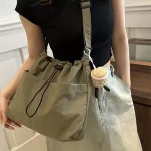 [라일리] Rly 여성 복조리 백 키링set 나일론 여성 숄더백