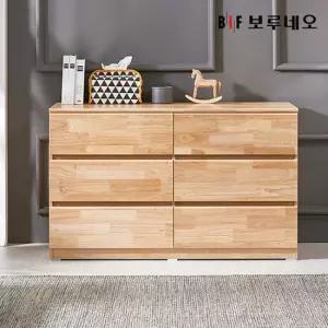 앳홈 테드 러버 원목 1200 와이드 서랍장 (깊이400)