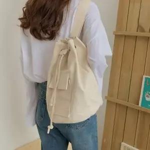 CCB429A여성 블랙 화이트 스트링 숄더 복조리 백