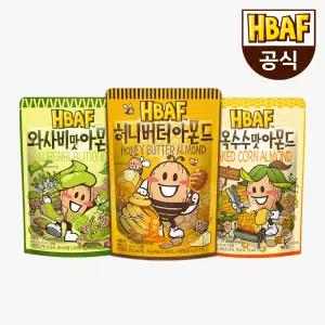 바프 아몬드/땅콩 120G 모음전 (허니버터/와사비맛/마늘빵/로스티드앤솔티드)