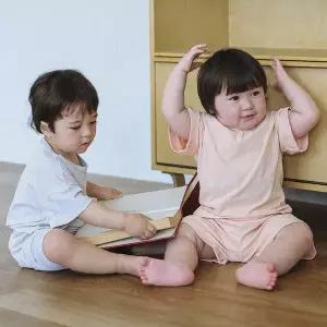 [themandy]5+1 조이 5부 아기실내복 외출복셋업
