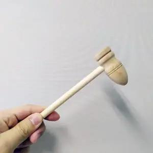 고품질 지압망치 원목 지압마사지해머 휴대용 어깨 목 안마봉 마사지스틱 (W877F19)