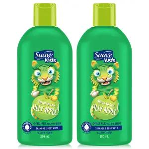 수아브 키즈 헤드투토 올인원 클렌저 350ml 3종 2개