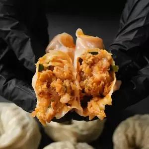 [엠에스푸드]감칠맛 볶음 김치 왕만두 1.4kg 대용량