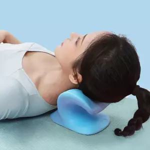 2개세트 경추 마사지 지압쿠션 거북목 목디스크 안마쿠션 통증완화 스트레칭 목마사지