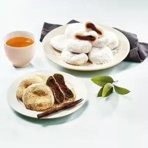 (강)[리타방앗간]맛을담은 세트 2호{콩쑥개떡(60g*32개입)+옛날찹쌀떡(60g*30개입)}
