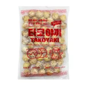 냉동 지엔 타코야끼 1KG 문어빵 간식 에어프라이어타코