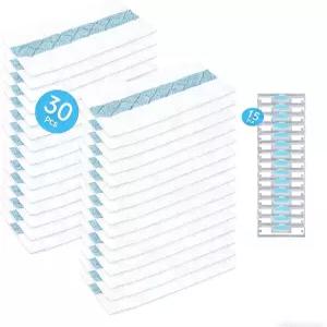 샤크 VACMOP 일회용 하드 플로어 진공 청소기에 호환되는 탈착식 모핑 패드 리필 및 Pro VM251 VC205 QM250