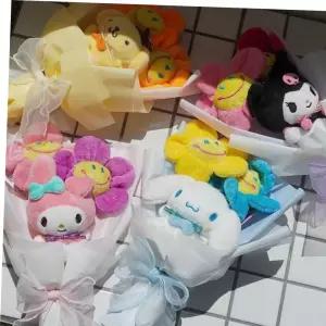 마이멜로디꽃다발 귀여운 산리오 인형 꽃다발 8종 (학예회 졸업식 발표회 유치원 어린이집 마이멜로디 폼폼푸린 시나몬롤)