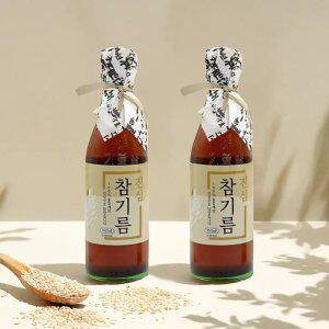 고기중독 단1회착유 통참깨 진심 참기름 350ml+350ml
