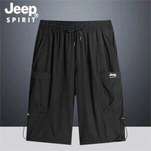 JEEP SPIRIT 남자 시원한 여름 반바지 트레이닝 등산 바지