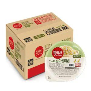 [CJ] 햇반 발아현미밥 작은공기 130g, 36입,1개