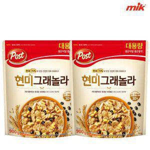 포스트 현미 그래놀라 900g x 2개 [콘푸라이트/시리얼/코코볼/크랜베리아몬드/카