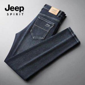 JEEP SPIRIT 청바지 남성 봄 가을 슬림 팬츠