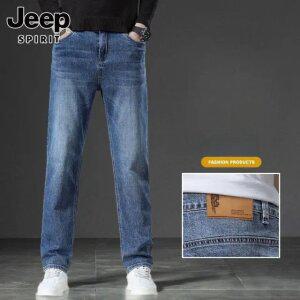 JEEP 지프 청바지 남성용 빅사이즈 사계절 워싱 스판 템포드청바지