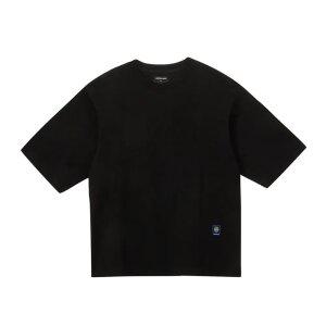 [팬암] 패치로고 칠부 티셔츠 (PRBCRT21220BK-W)