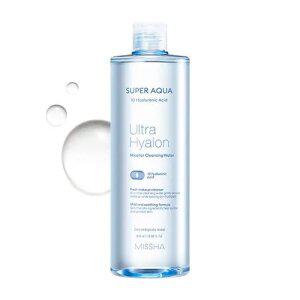 [미샤] 수퍼 아쿠아 울트라 히알론 미셀라 클렌징 워터 500ml