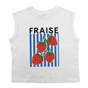 프레즈 민소매 티셔츠(Fraise sleeve T)