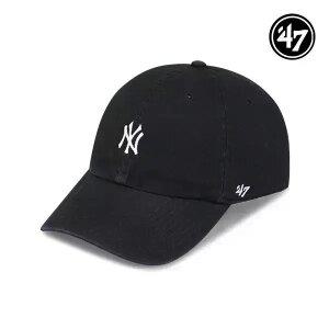 47브랜드 뉴욕 양키스 NY 스몰 로고 MLB 엠엘비 볼캡 야구 모자 블랙 B-BSRNR17GWS-BK