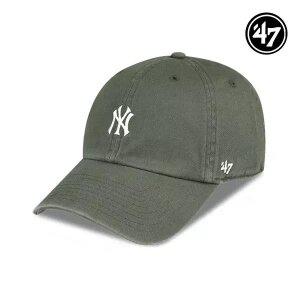 47브랜드 뉴욕 양키스 NY 스몰 로고 MLB 엠엘비 볼캡 야구 모자 모스 B-BSRNR17GWS-MS