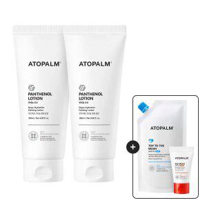 아토팜 판테놀 로션 180mlx2개+[증정]탑투토워시 리필 250ml+MLE크림30ml