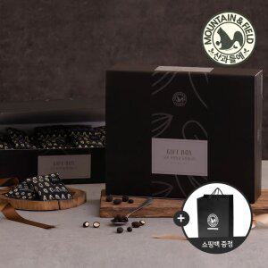 [산과들에] 초코볼 다크초콜릿아몬드 50봉 선물세트 + 쇼핑백  / 초콜릿 견과류 간식