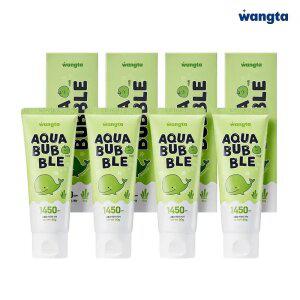 왕타 아쿠아버블 어린이치약 사과 80gx4개+치실20P