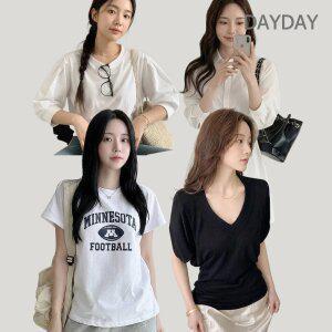 [데이데이]봄신상! 75%+ 자체제작/원피스/청바지/맨투맨/후드/블라우스/니트/가디건/티