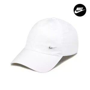 나이키 드라이핏 클럽 언스트럭처 메탈 스우시 볼캡 러닝 골프 모자 FB5372-100