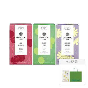 오설록 무카페인 허브티 3종 60입 (체리 루이보스 티백+멜로우 민트 티백+캐모마일 라