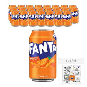 [코카콜라] 환타 오렌지, 350ml, 24개 + 증정(조앤프렌즈 키캡키링, 주문시 100% 증정
