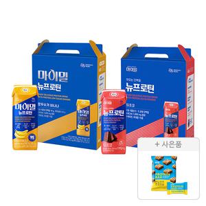 마이밀 마시는 뉴프로틴 로우슈가 바나나, 190ml, 16팩 + 초코, 190ml, 16팩 + 증정(한