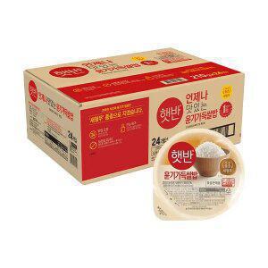 [CJ] 햇반 윤기가득쌀밥 210g, 24입, 1개