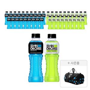 파워에이드 마운틴블라스트 600ml, 20개 + 제로 라임, 600ml, 20개 + 증정 ( 스포츠백